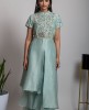 Sea Green stylish Kurta & Palazzo set
