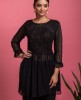 Black Peplum style Top & Sharara