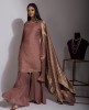 Elegant Brown color heavy Sharara Suit