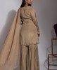 Stylish Brown color Sharara suit