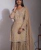 Stylish Brown color Sharara suit