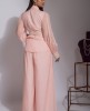 Light Pink Short Kurta with Soft Organza Palazzo