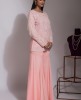 Baby Pink short Kurta with Palazzo