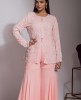 Baby Pink short Kurta with Palazzo