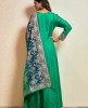 Bright Green Anarkali Suit with Banarasi Dupatta