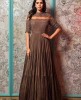 Heavy Brown Gown in Chinnon