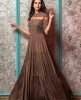 Heavy Brown Gown in Chinnon