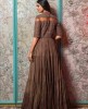 Heavy Brown Gown in Chinnon