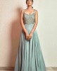 Powder Blue Gown in Chinnon