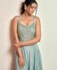 Powder Blue Gown in Chinnon