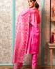 Kurti and Pant Set in Silk with Banarasi Dupatta