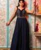 Elegant Dark Blue Jump Suit