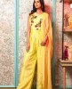 Lemon Yellow Jump Suit in Raw Silk