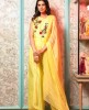Lemon Yellow Jump Suit in Raw Silk