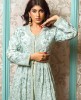 Peplum Style Kurti and Palazzo in Silk