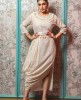 Cream Dress in Lucknowi with pretty Belt