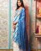 Leheriya style Kurti in Blue color with Bandhani Dupatta