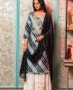 Black Leheriya Kurti with Bandhani Dupatta