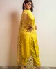 Elegant Yellow Kurti Set with Banarasi Dupatta in Silk