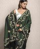 Bottle Green color Saree in Dola Silk