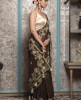 Brown color Saree in Dola Silk