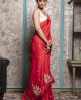 Red color Saree in Dola Silk