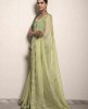 Pista Green Saree in Soft Organza