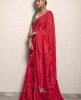 Red color Saree in Dola Silk
