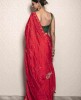 Red color Saree in Dola Silk
