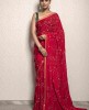 Red Saree in Pure  Silk Saree