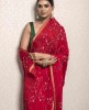 Red Saree in Pure  Silk Saree