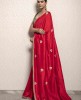 Red color Saree in Dola Silk