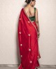 Red color Saree in Dola Silk