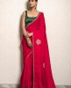 Red color Saree in Dola Silk