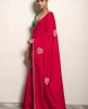 Red color Saree in Dola Silk