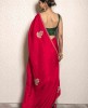 Red color Saree in Dola Silk
