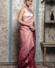 Shaded  Dola Silk Saree in Light Pink & Onion Pink