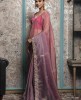 Onion Pink Saree in Pure Organza
