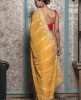 Yellow Color Leheriya style Saree in Dola Silk
