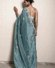 Blue color Saree in Dola Silk